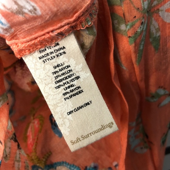 SOFT SURROUNDINGS |Arrata Embroidered Button Down - Picture 6 of 11